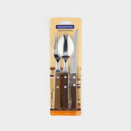 Tramontina tradicional cutlery set, 3 items-5