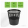 Basket for papers and garbage Istanm, 9 liters, plastic, mesh, black