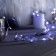 Garland “thread” 2 m Rosa with nozzles “ice petals”, IP20, silver thread, 40 LED, white glow, AAX3