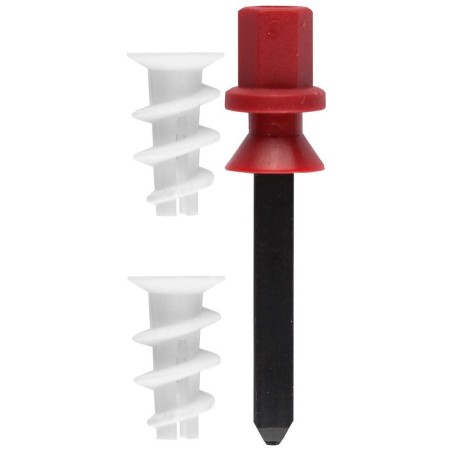 Dowel "Zubble" Driva, for drywall, with installation nozzle for a drill, nylon, 100 pcs-4
