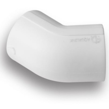 Aqualink square, polypropylene, d = 40 mm, 45 °-2