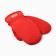 Women's mittens for lawsuit. Mehu Mist, rr. 26cm, red