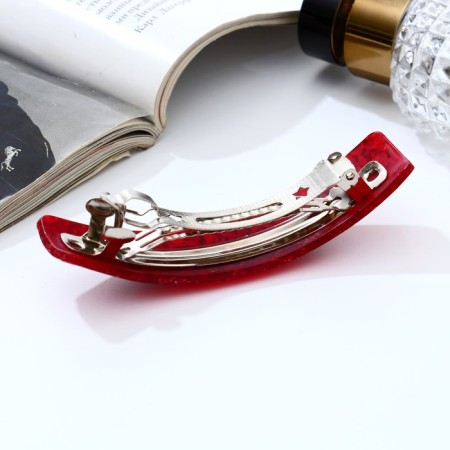 Halfish hair clip "Veta" style of specking, 9 cm, mix-2
