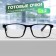 Ready glasses GA0547 (color: C1 black; diopter: + 2; tint: no)