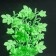 Silicone aquarium plant, glowing in the dark, 6.5 x 18 cm, green