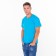 T -shirt male plain, blue color, size 52