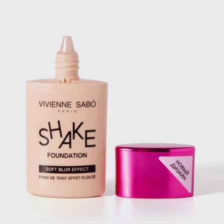 Tonal cream Vivienne Sabo Shakefoundation, with natural bluer effects, tone 04-13