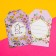 Floristic nameplate "for you", set of 6 pcs., 7 x 5 cm