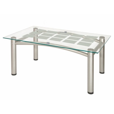 Table Robert 3M, 900x550x430, metallic/ins. glass