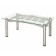 Table Robert 3M, 900x550x430, metallic/ins. glass