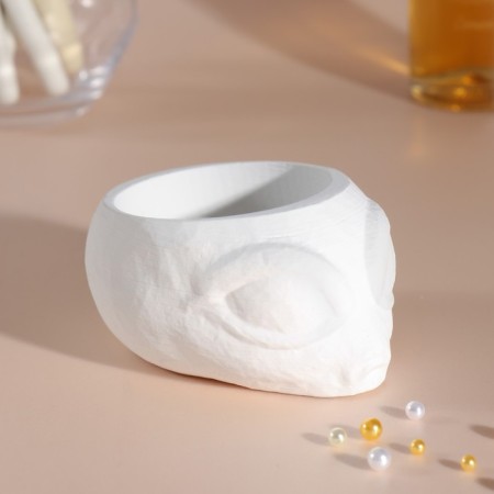 Concrete center "alien" height 5 cm, d-6 cm white-2