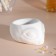 Concrete center "alien" height 5 cm, d-6 cm white