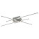 Люстра 62116/3 LED 23Вт 4000К хром 85,5x47,5x7,5 см