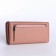 Women's wallet on magnet, pink color