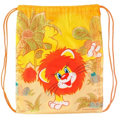 A bag for shoes 420 x 350 mm, Soyuzmultfilm Lovenok and Turtle (soft polyester, density 210D)-4