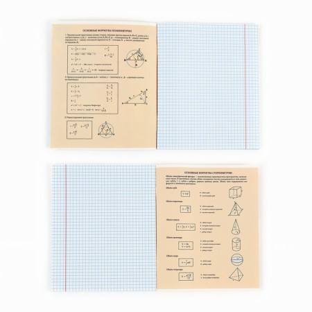 Subject notebook A5, 36 liters on the paper clip “September 1: memes. Geometry"-2