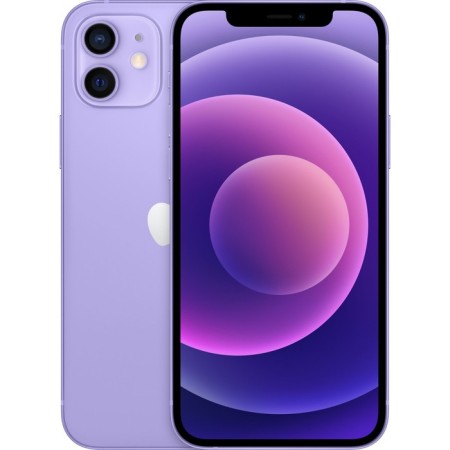 Smartphone Apple A2403 iPhone 12 128GB 4GB Violet Monoblok 3G 1SIM 6.1 "1170x2532 iOS 15 12MPIX