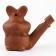 Ceramic "Bunny" whistle, for a painting 3.3 × 6.3 × 6.2 cm