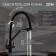 Kitchen mixer Zein Z5972, with output for drinking water, flexible spout, brass, black