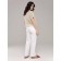 Women's jeans Conte Elegant Wide Leg, size l, color White