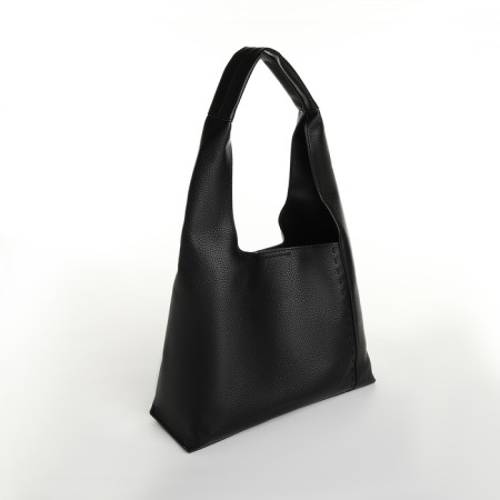 Bag Women's bag 2 in 1, on the button, cosmetic bag, black color-1