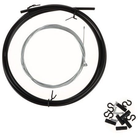 Braid and switch cables, black color-1
