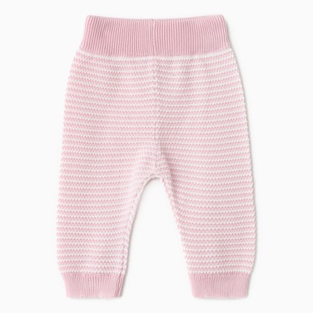 Kit for children (jumper, trousers), pink/white color, height 68 cm-6
