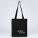 Bag Schoper "Good inside", 35 x 0.5 x 40 cm, embroidery, black