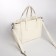 Bag Female Tout with zipper, white color