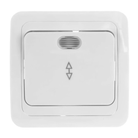 The passage switch Universal B0125 Valeri, 1 key, joint venture, 10a, ip20, white color