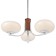 Savina chandelier 3he27 40w brown 52x52x60cm