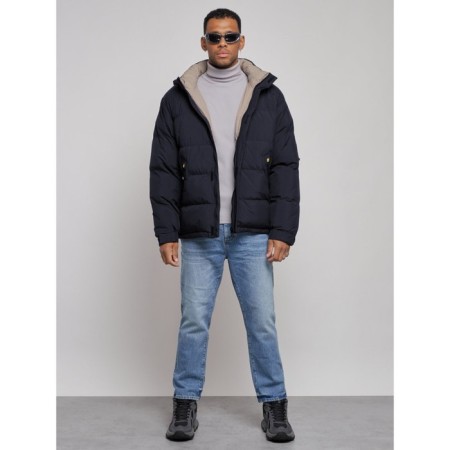 Sports Bologna male winter, size 48, dark blue color