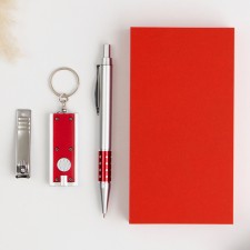 Gift set 3v1 (pen, nippers, flashlight red)