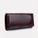 Women's wallet on the button, burgundy color