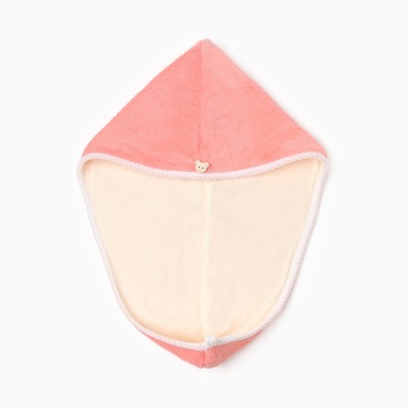 Cup for drying the hair Ethel, col. pink/milk, 25*60 cm, 100% p/e-6