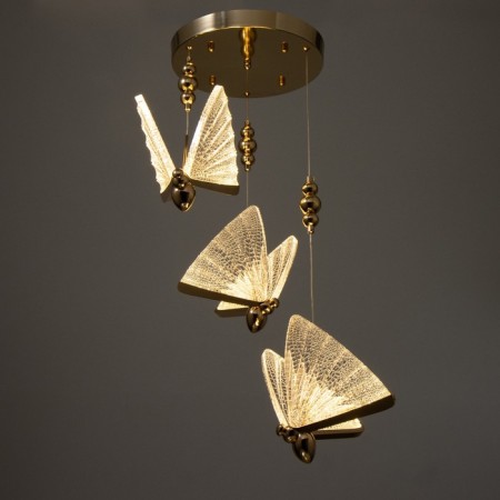 Lamp Bayerlux "Butterflies" 3XLED 18W gold-2