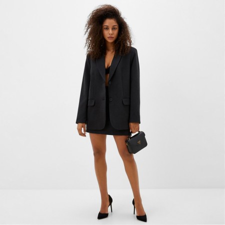 Women's Skirt Mini Mist, R.S, Black-1
