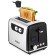 Toster KitFort KT-6219, 870 W, 6 frying modes, 2 toasts, black-silver