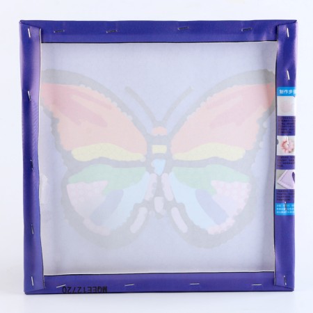 Application with pompom "Butterfly" size - 30 × 30 cm, glue 30 ml-6