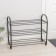 Lisa shoe stand, 3 tiers, 70 × 30 × 55 cm, black color