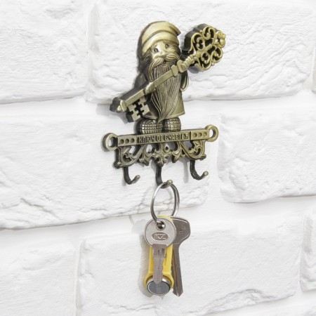 Key of the wall -mounted house "Key to happiness", 9.7 x 10 cm.-1