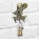 Key of the wall -mounted house "Key to happiness", 9.7 x 10 cm.