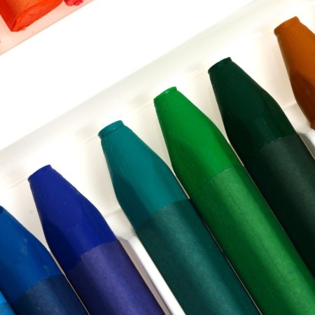 Oil pastel 18 colors, "Ray" School of Creativity, three -sided-1