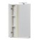 Aquaton Bacca Pro, 50 cm mirror, white color, oak somerset