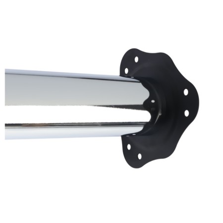 Furniture support, bar, tundra, 60x710 mm, chromium color-4