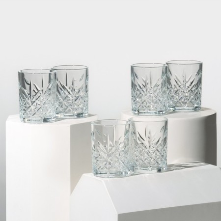 Set of glass glasses Timeless, 115 ml, 6 pcs