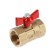 Ballic "Gallop" Practic DN-20 130, internal/internal thread 3/4 ", butterfly