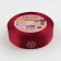 Satin tape "Snowflakes", 25 mm, 23 ± 1 m, red/white color No. 033