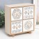 Casket wood chestnut 4 boxes "Eastern motifs" beige-white 10x22.3x24.8 cm