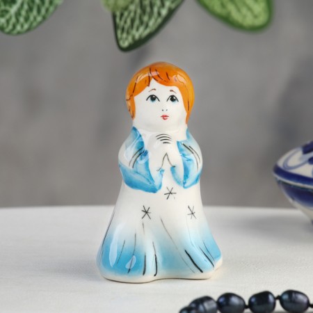 Souvenir "Angel", Small, Color, Gzhel